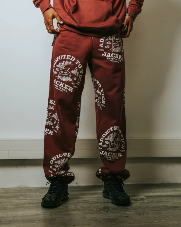 Addicted-Sweatpant-Brick>Jacker Clearance