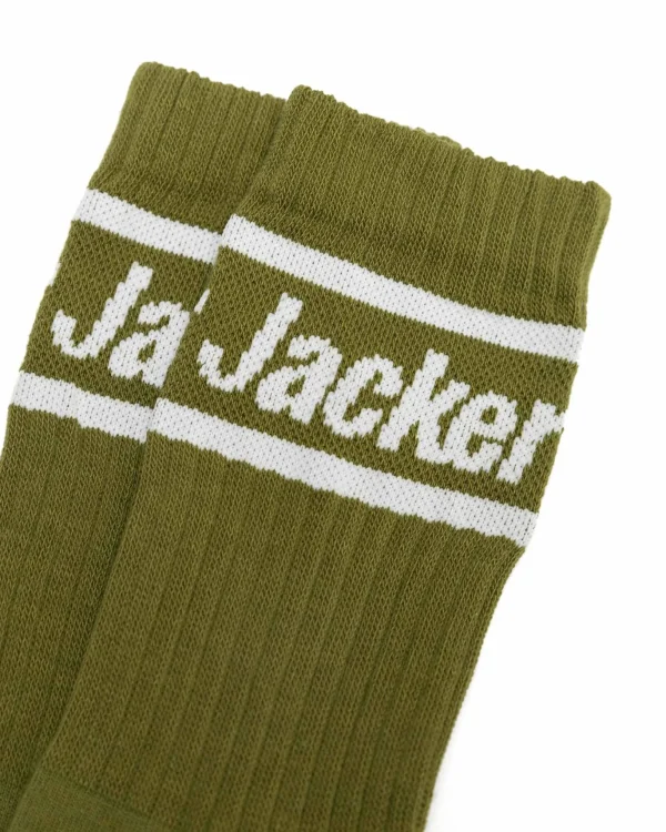 After Logo Cls-Chaussettes-Green>Jacker Discount
