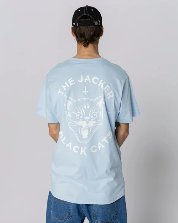 Black Cats T-Shirt-Baby Blue>Jacker Store