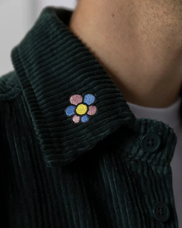 City Tour Corduroy Shirt-Dark Green>Jacker Best