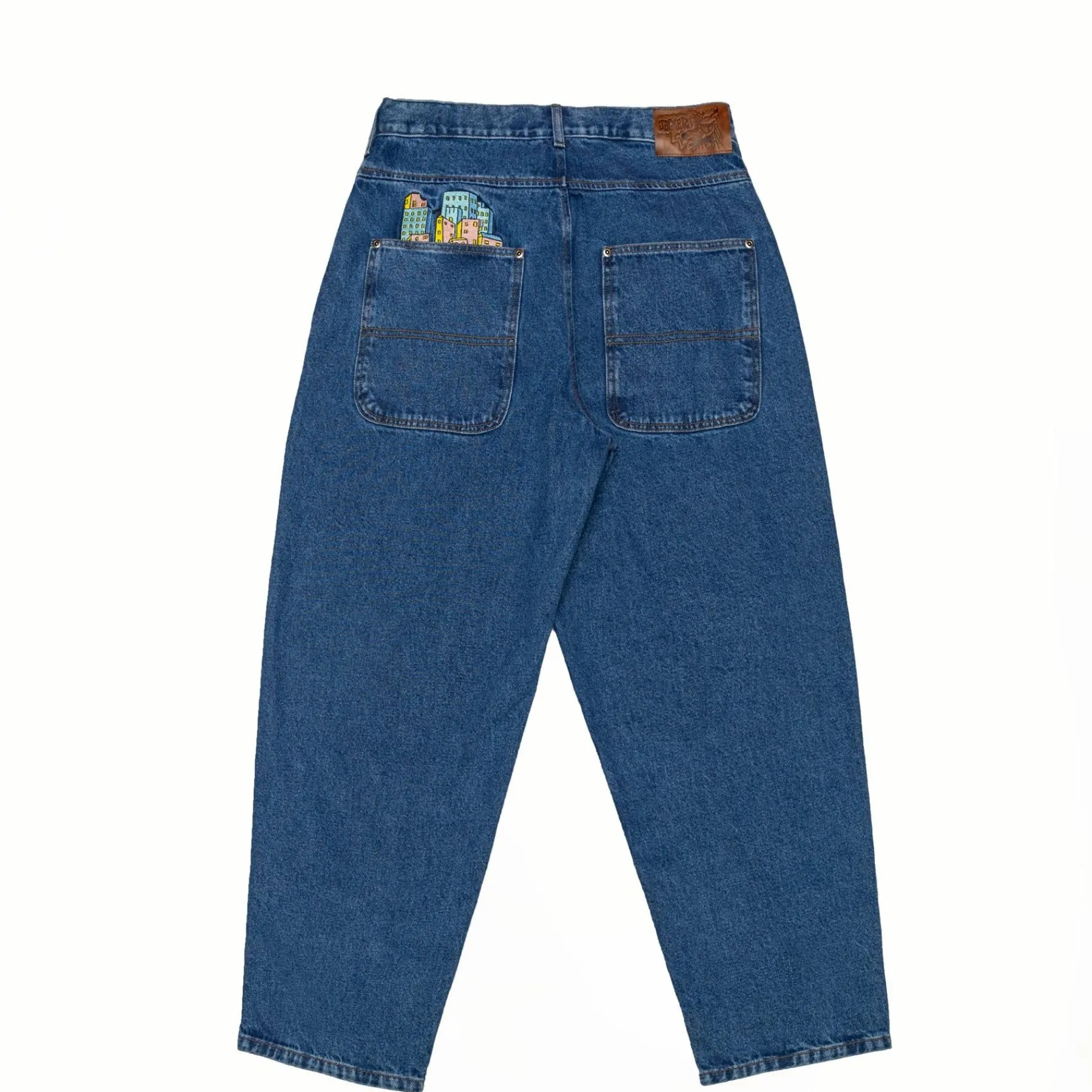 city_tour_denim_baggy_pan_0.webp City Tour Denim Baggy Pant-Blue>Jacker Best