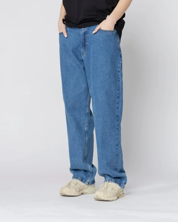 City Tour Denim Baggy Pant-Blue>Jacker Best