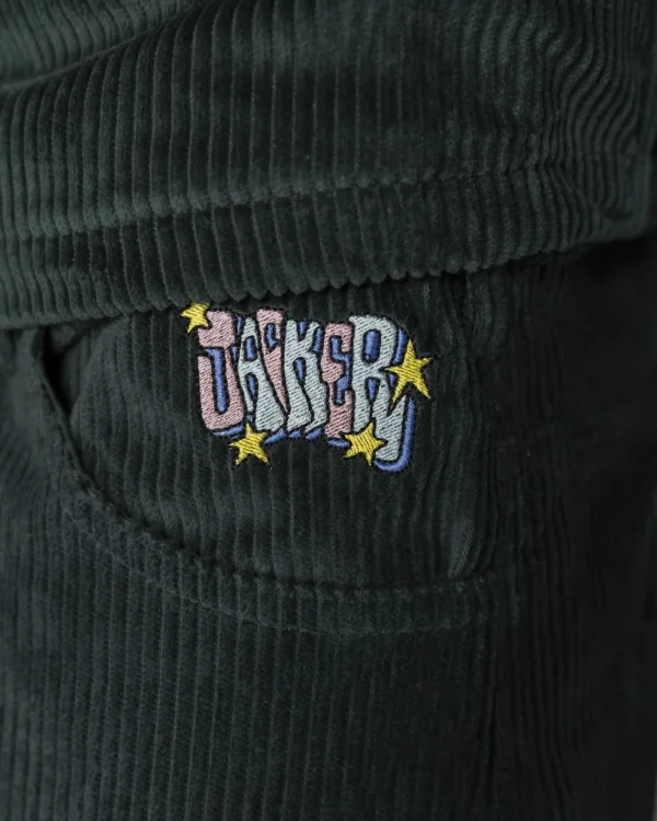 City Tour Extra Baggy Pant Corduroy-Dark Green>Jacker Best Sale