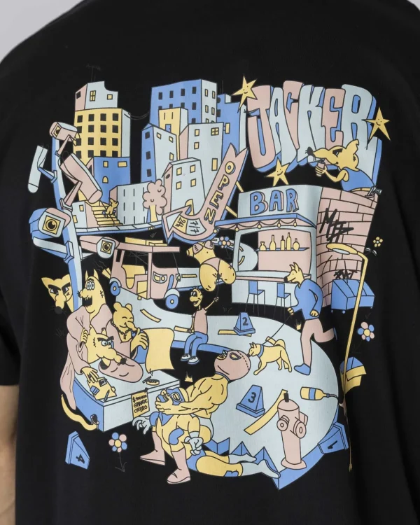 City Tour T-Shirt-Black>Jacker Hot