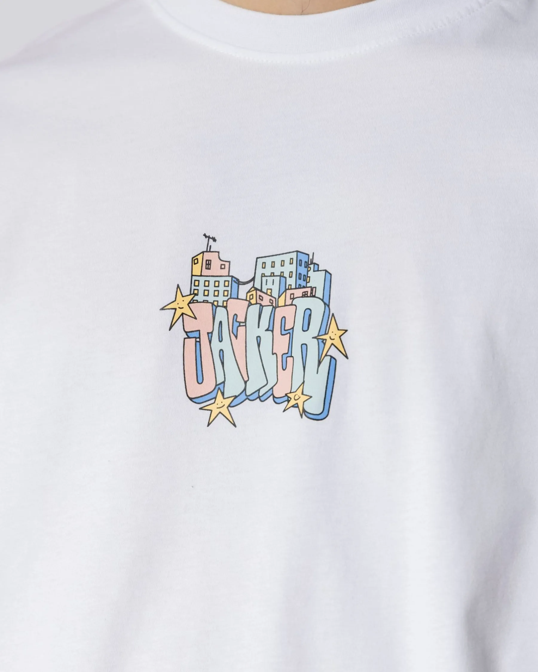 city_tour_tshirtwhite_5.webp City Tour T-Shirt-White>Jacker Fashion
