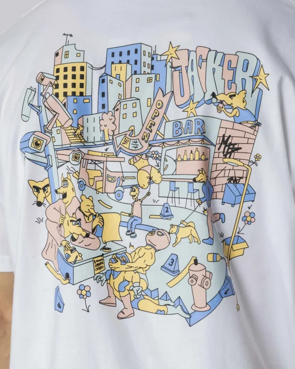 City Tour T-Shirt-White>Jacker Fashion