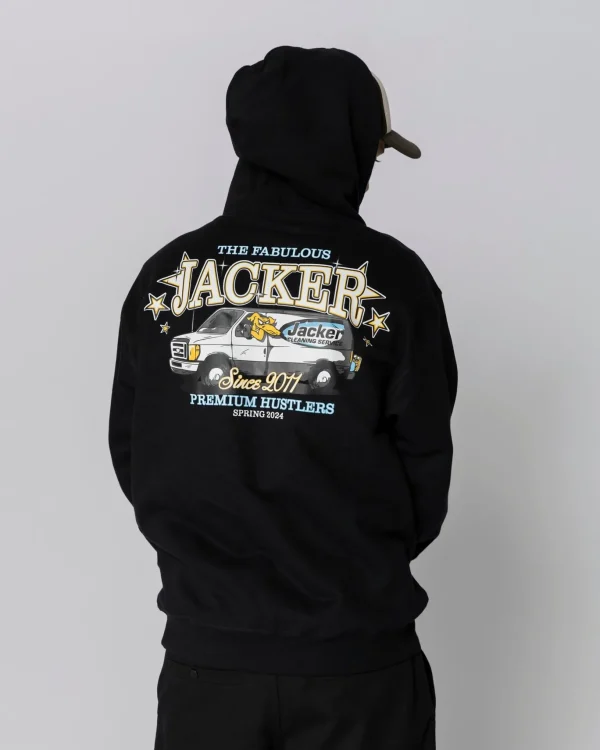 Cleaner Hoodie-Black>Jacker Clearance