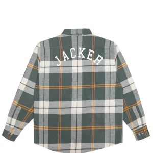 College Tartan-Shirt-Green>Jacker New