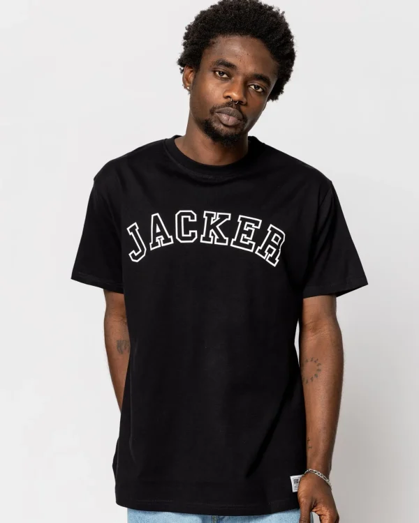 College Tee-T-Shirt-Double Black>Jacker Sale
