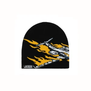 Crash Beanie-Black>Jacker Clearance