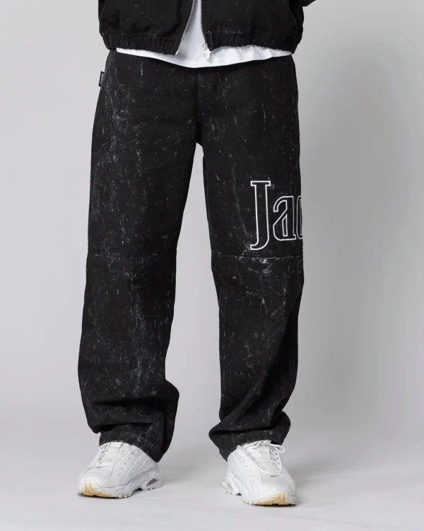 Darkside Stonewash Pant-Black>Jacker Store