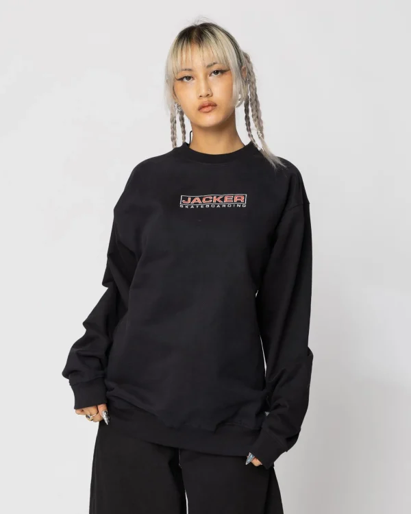 Euroskate Logo-Crewneck-Black>Jacker Best