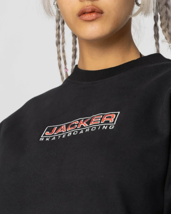 Euroskate Logo-Crewneck-Black>Jacker Best