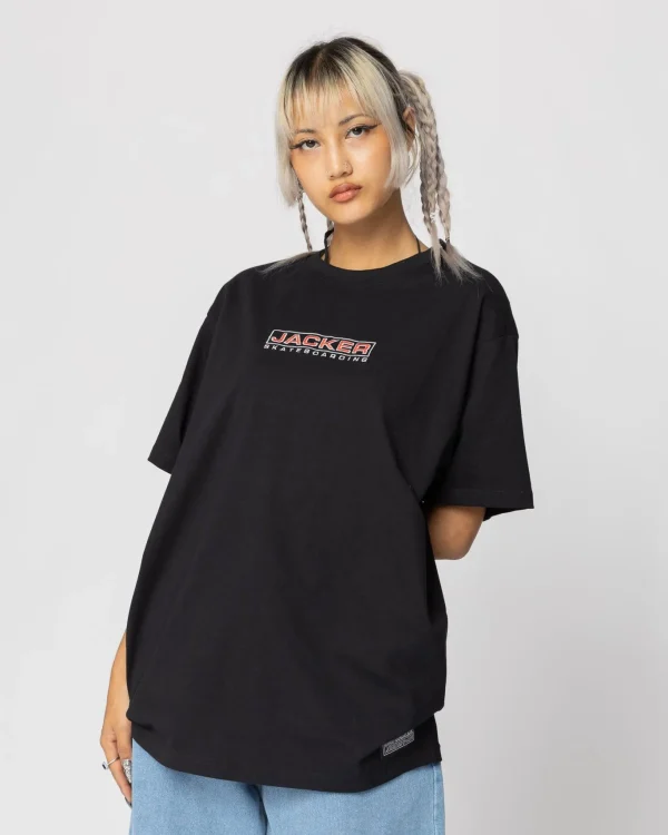 Euroskate Logo-T-Shirt-Black>Jacker Hot