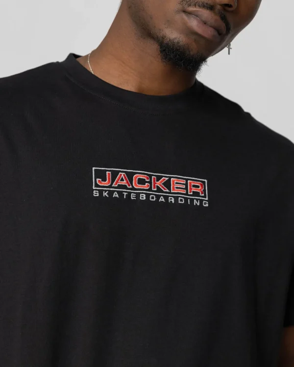 Euroskate Logo-T-Shirt-Black>Jacker Hot