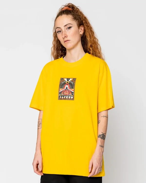 Explorer-T-Shirt-Yellow>Jacker Online