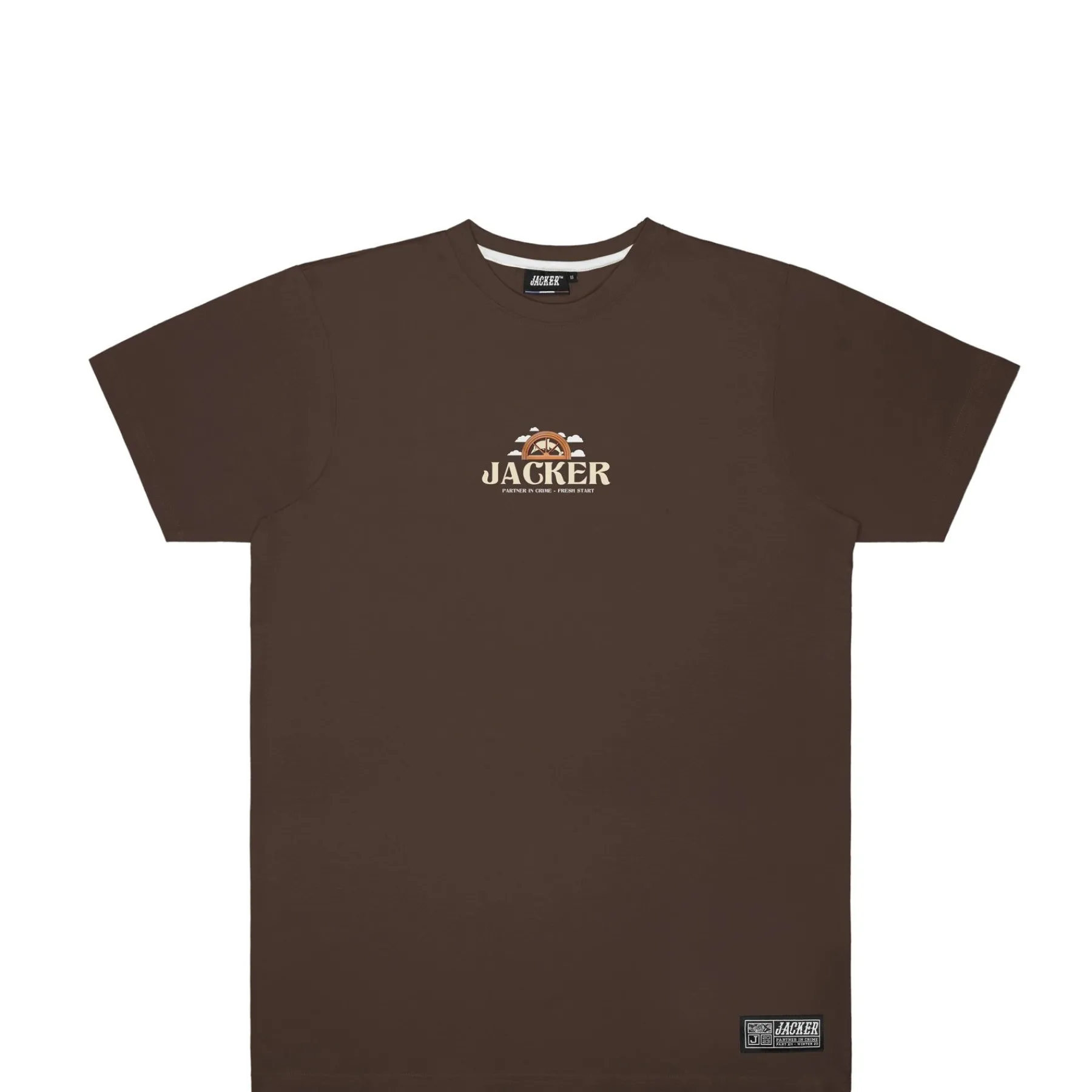 fresh_starttshirtbrown_1.webp Fresh Start-T-Shirt-Brown>Jacker Shop