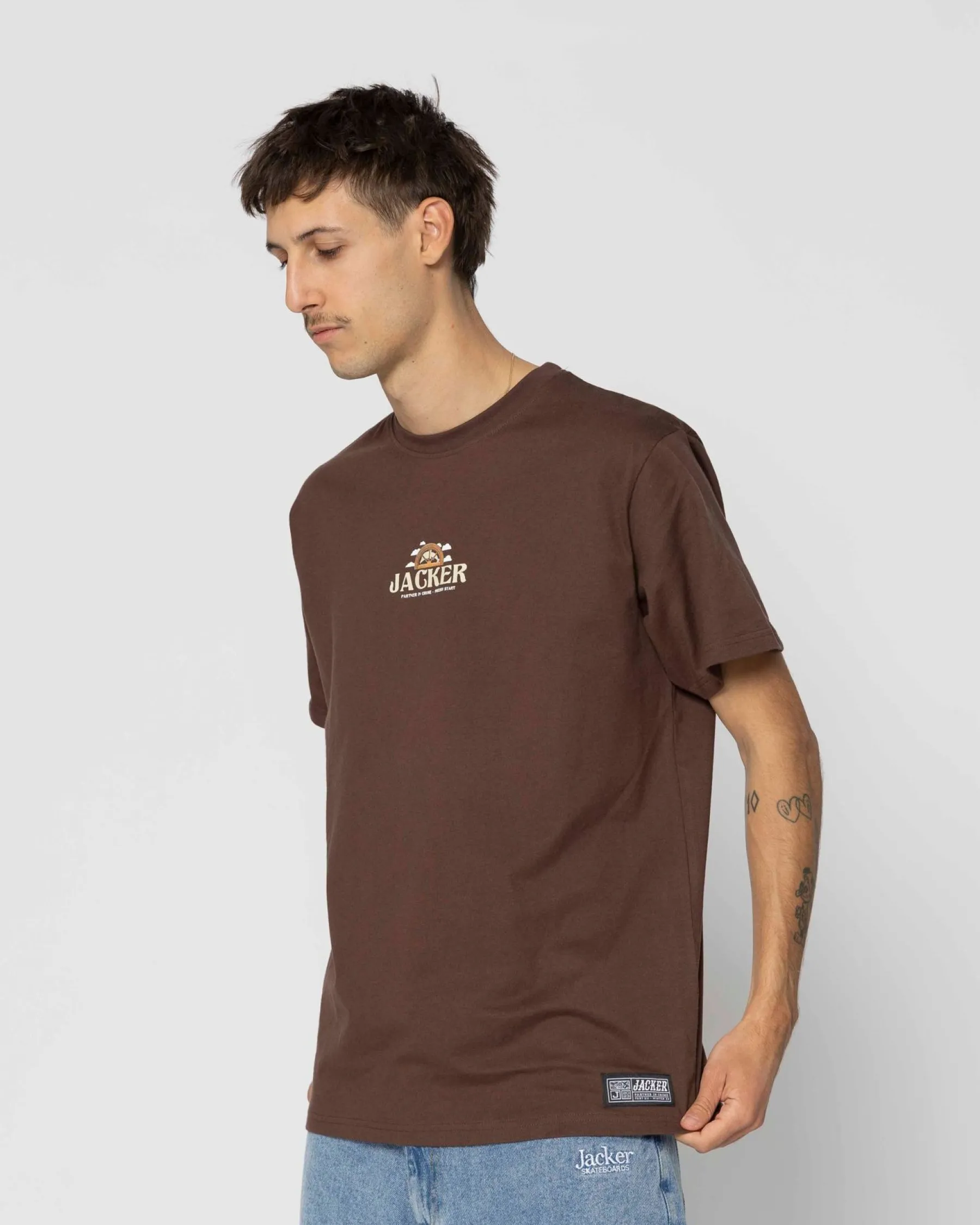 fresh_starttshirtbrown_2.webp Fresh Start-T-Shirt-Brown>Jacker Shop