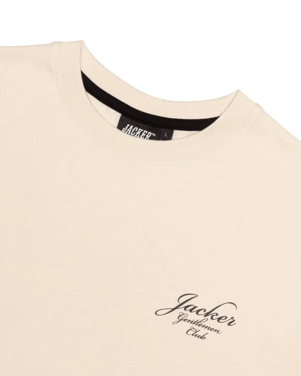 Gentlemen Club-T-Shirt-Beige>Jacker Outlet