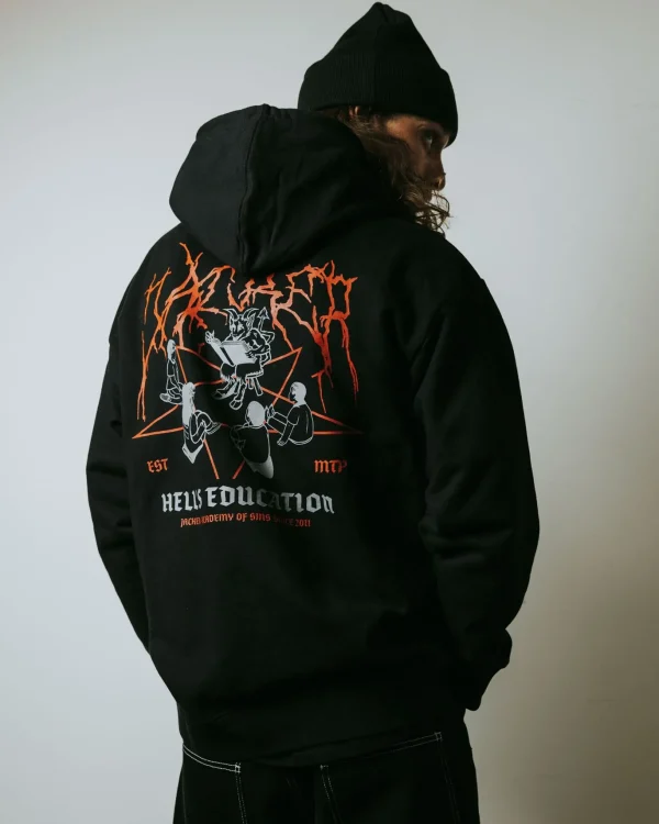 Hell'S Education-Hoodie-Black>Jacker Cheap