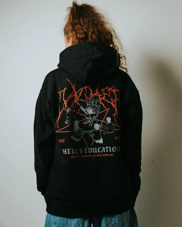 Hell'S Education-Hoodie-Black>Jacker Cheap