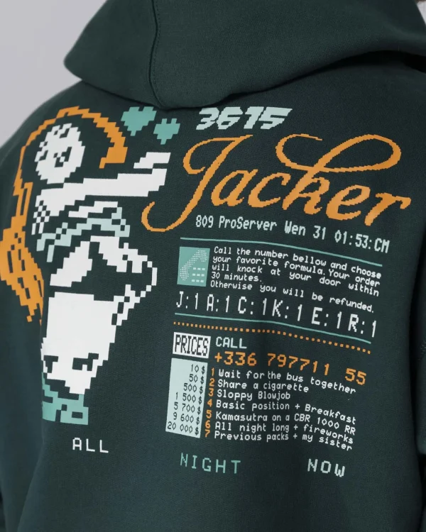 3615 Hoodie-Green>Jacker Best