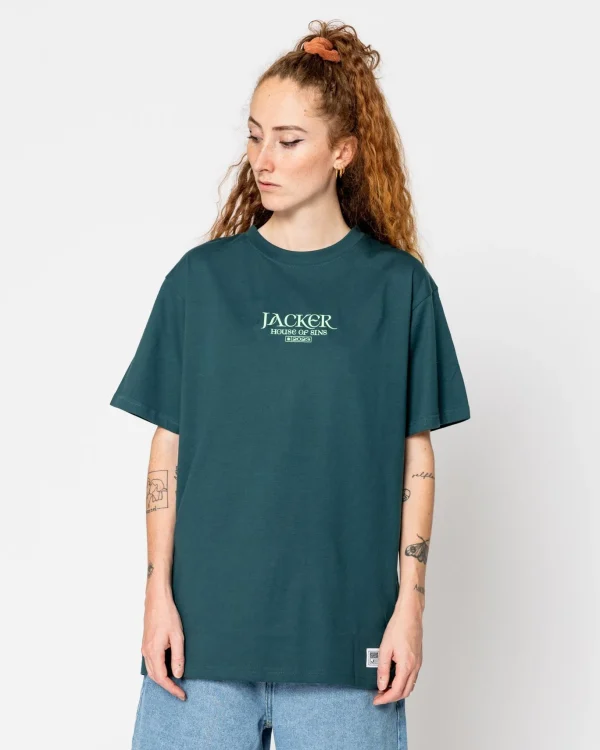 House Of Sins-T-Shirt-Dark Teal>Jacker Online