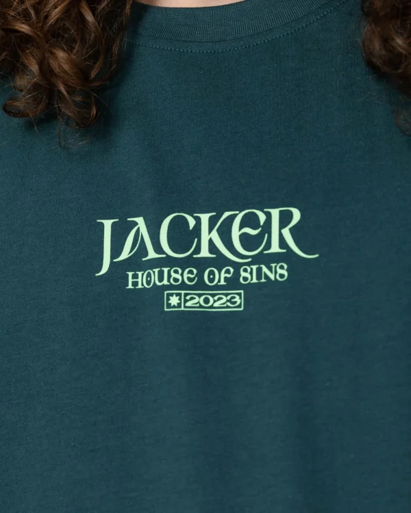 House Of Sins-T-Shirt-Dark Teal>Jacker Online
