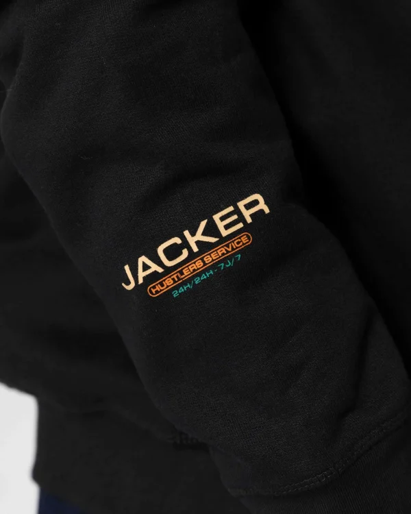 Hustler Service-Hoodie-Black>Jacker Outlet