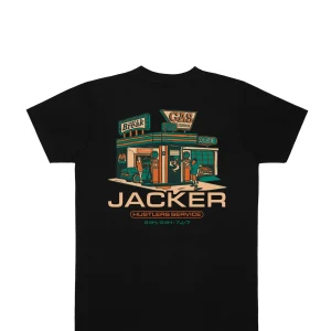 Hustler Service-T-Shirt-Black>Jacker Shop