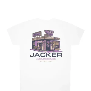 Hustler Service-T-Shirt-White>Jacker Flash Sale