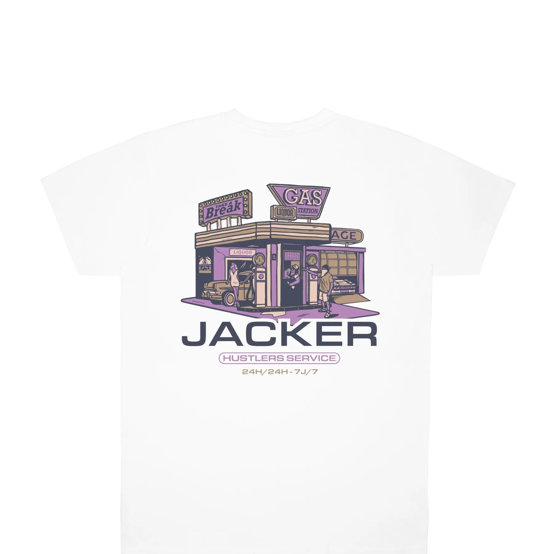 hustler_servicetshirtwhit_0.webp Hustler Service-T-Shirt-White>Jacker Flash Sale