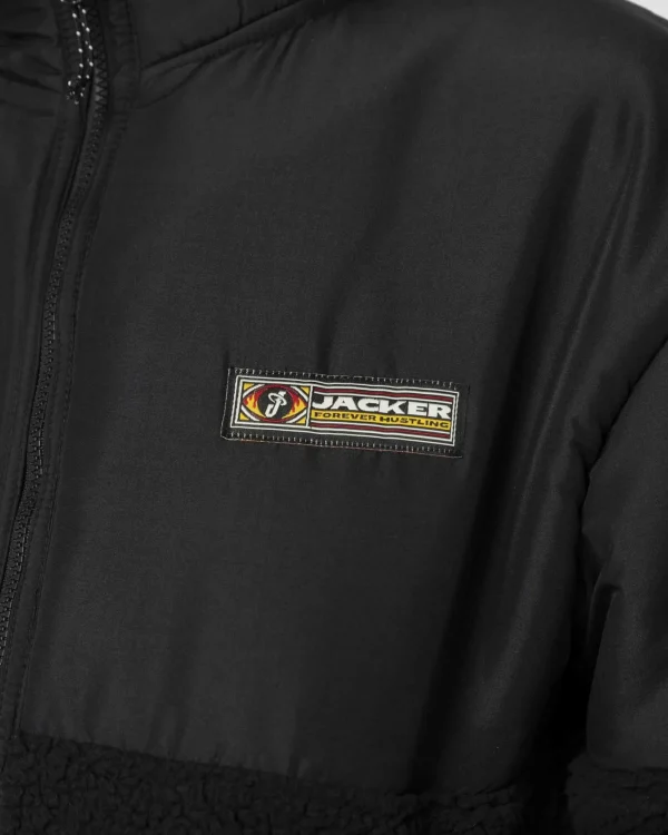 Hustlers-Jacket Sherpa-Black>Jacker Best