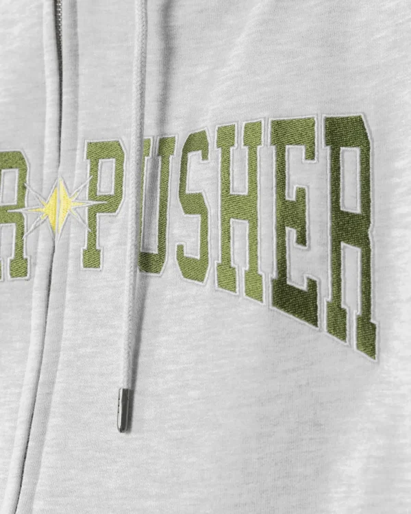 X Pusher-Hoodie-Heather Grey>Jacker Store