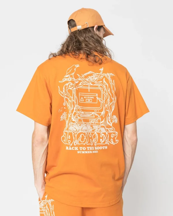 No Signal-T-Shirt-Caramel>Jacker Hot