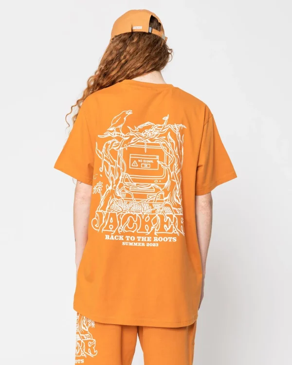 No Signal-T-Shirt-Caramel>Jacker Hot