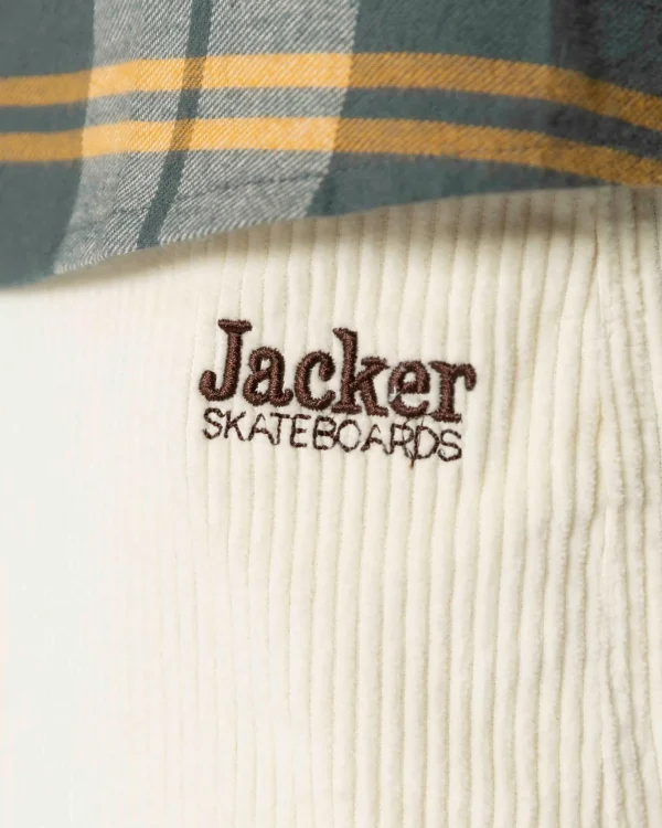 Nostalgia-Corduroy Baggy Pant-Beige>Jacker Fashion