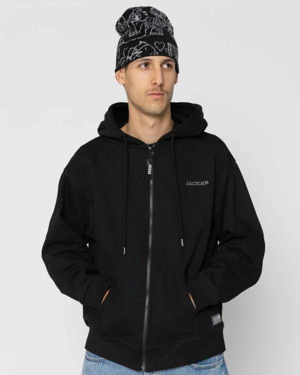 Notorious-Zipped Hoodie-Black>Jacker Clearance
