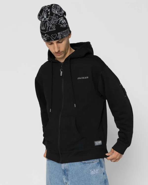 Notorious-Zipped Hoodie-Black>Jacker Clearance