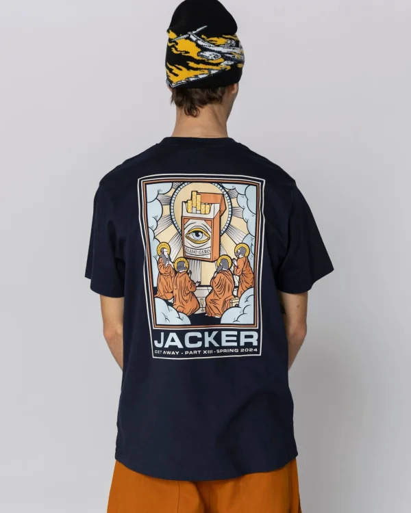 Passio Garo T-Shirt-Navy>Jacker Cheap