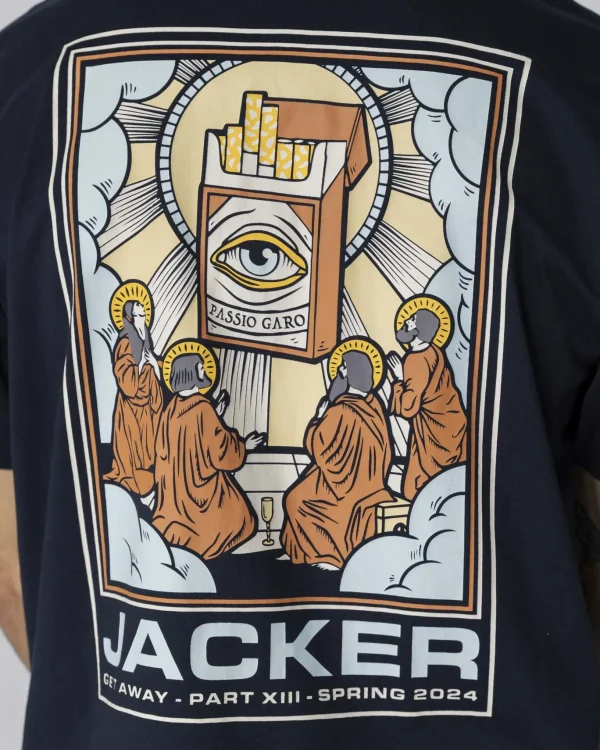 Passio Garo T-Shirt-Navy>Jacker Cheap