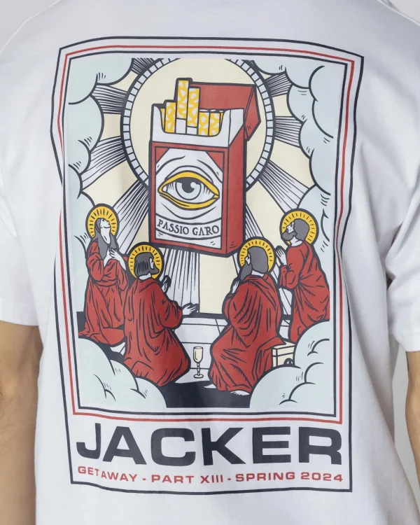Passio Garo T-Shirt-White>Jacker Flash Sale