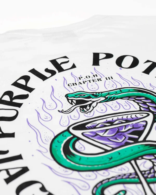 Purple Potion-T-Shirt-White>Jacker New