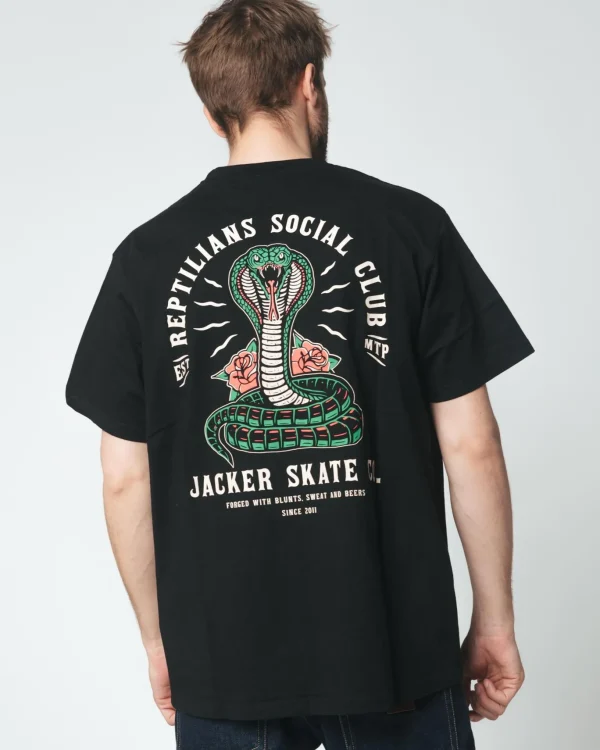 Social Club-T-Shirt-Black>Jacker Outlet