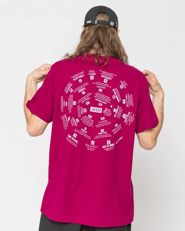 Spiral Game-T-Shirt-Fushia>Jacker Store