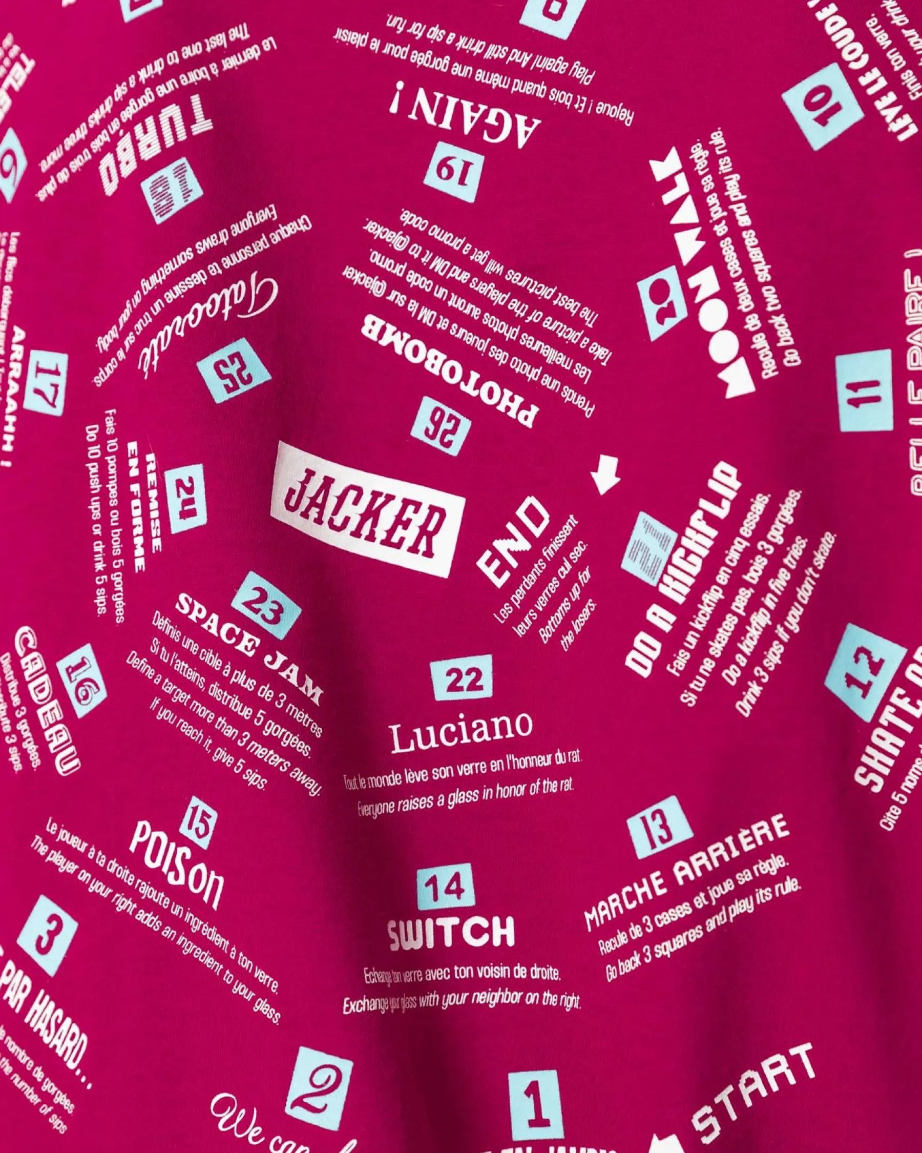 spiral_gametshirtfushia_7.webp Spiral Game-T-Shirt-Fushia>Jacker Store