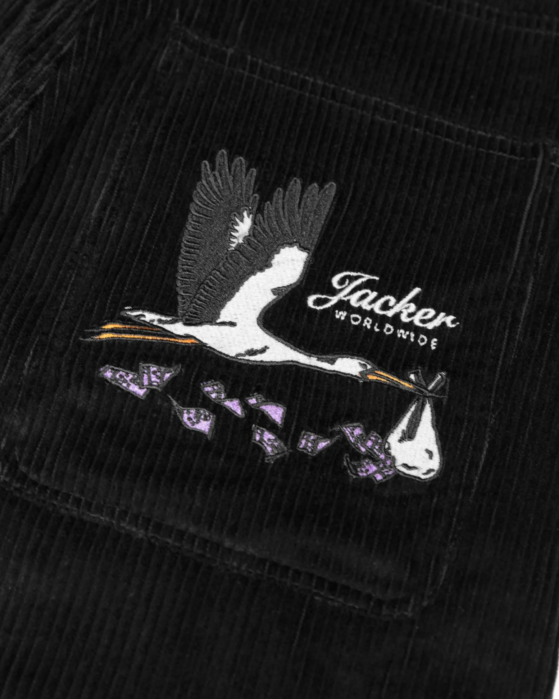 stork_corduroybaggy_pantb_5.webp Stork Corduroy-Baggy Pant-Black>Jacker Clearance