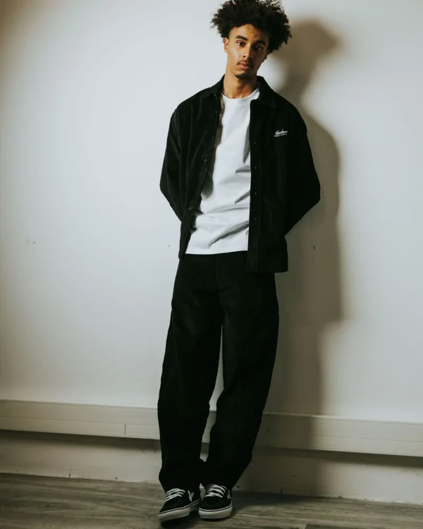 Stork Corduroy-Baggy Pant-Black>Jacker Clearance