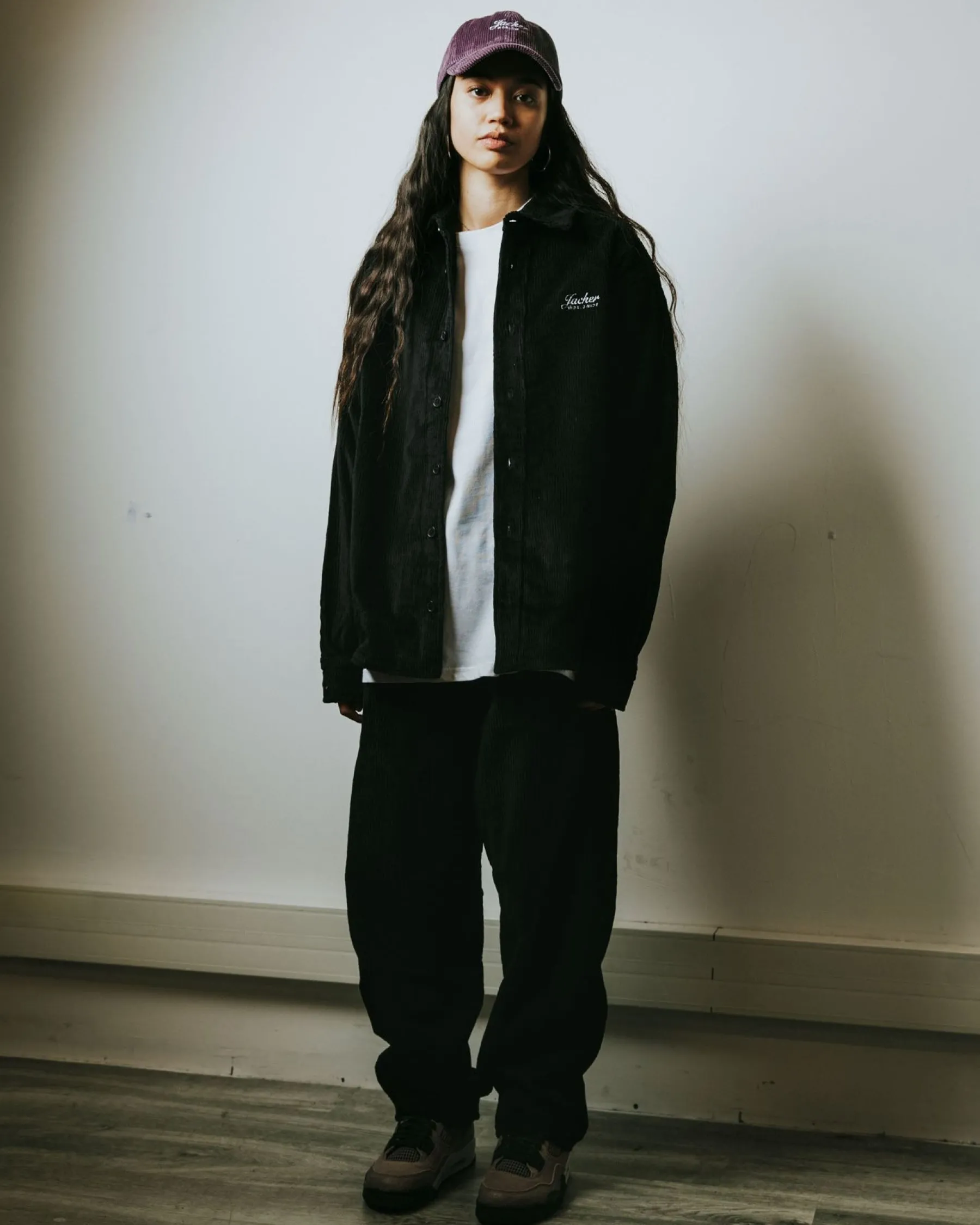 stork_corduroybaggy_pantb_8.webp Stork Corduroy-Baggy Pant-Black>Jacker Clearance