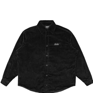 Stork Corduroy-Overshirt-Black>Jacker Clearance